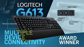 Wireless MECHANICAL Gaming Keyboard Logitech G613 setup