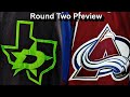 Previewing stars vs avalanche round two