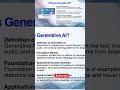 Generative AI | simply explained