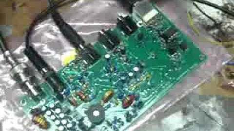 Softrock RXTX software defined radio receiving WWV