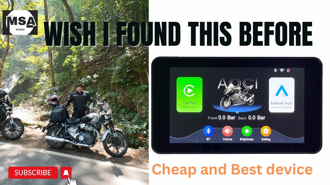 Aoocci C3 Pro Review – The Best Wireless CarPlay & Android Auto for Motorcycles!