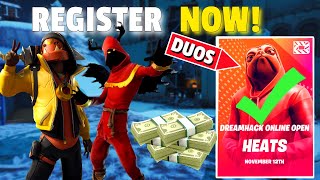 How To REGISTER For *DUOS* DreamHack! Qualify In Fortnite Dreamhack!