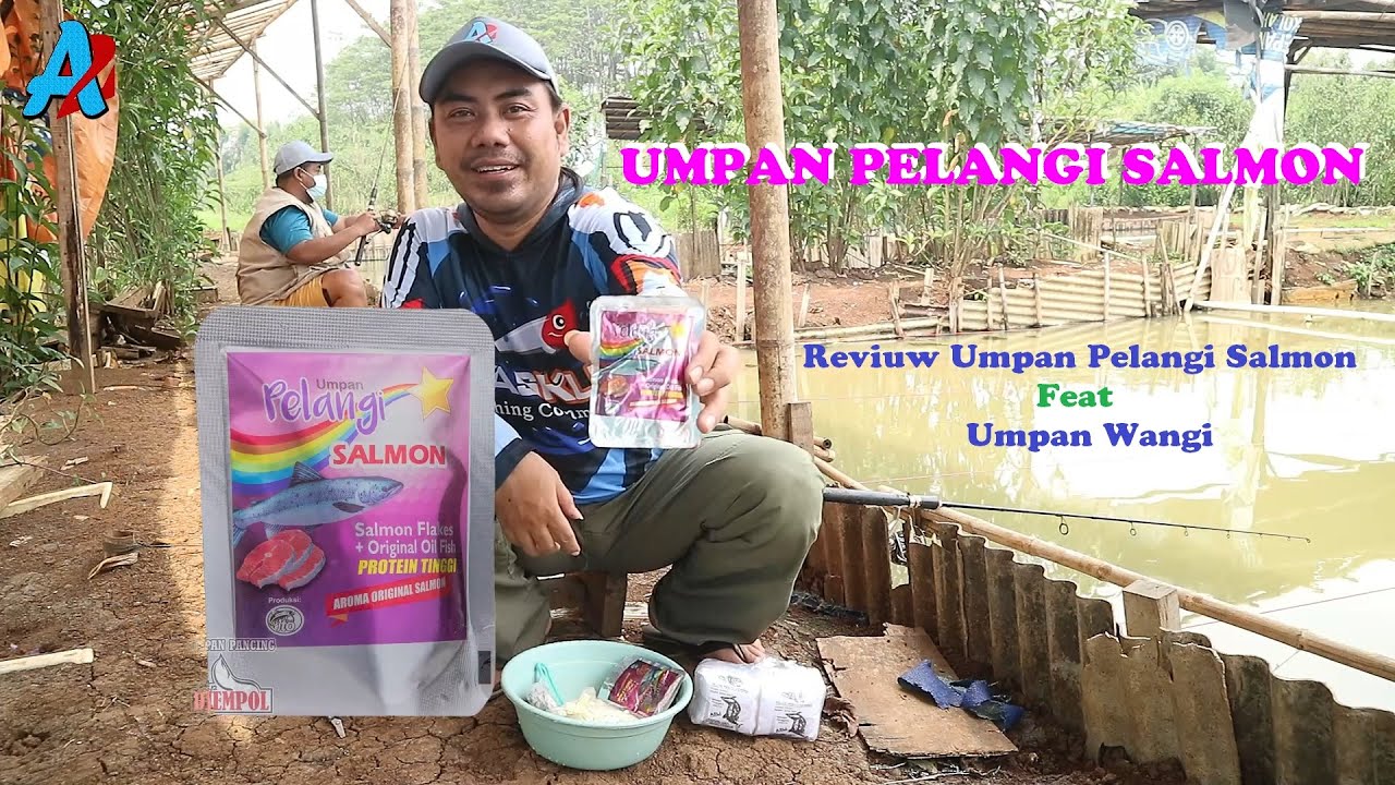 Review Amisan Salmon dari Umpan Pelangi... Umpan Pelangi Salmon Feat Umpan Wangi, Hasilnya..........