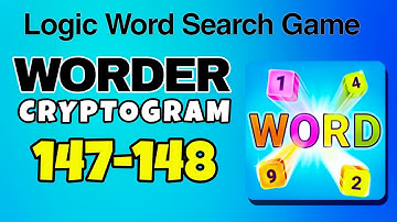 WORDER Logic Word Search Game level 147 148
