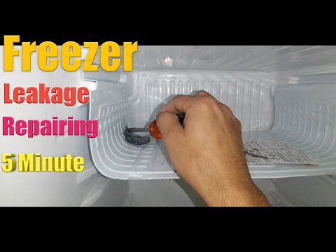 freezer gas leak repair Fridge repair of aluminium freezer Urdu Hindi