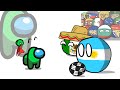 Mini Crewmate Kills Countryballs - Part 3 | Among Us