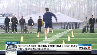 Georgia Southern holds annual pro day, 12 Eagles take part