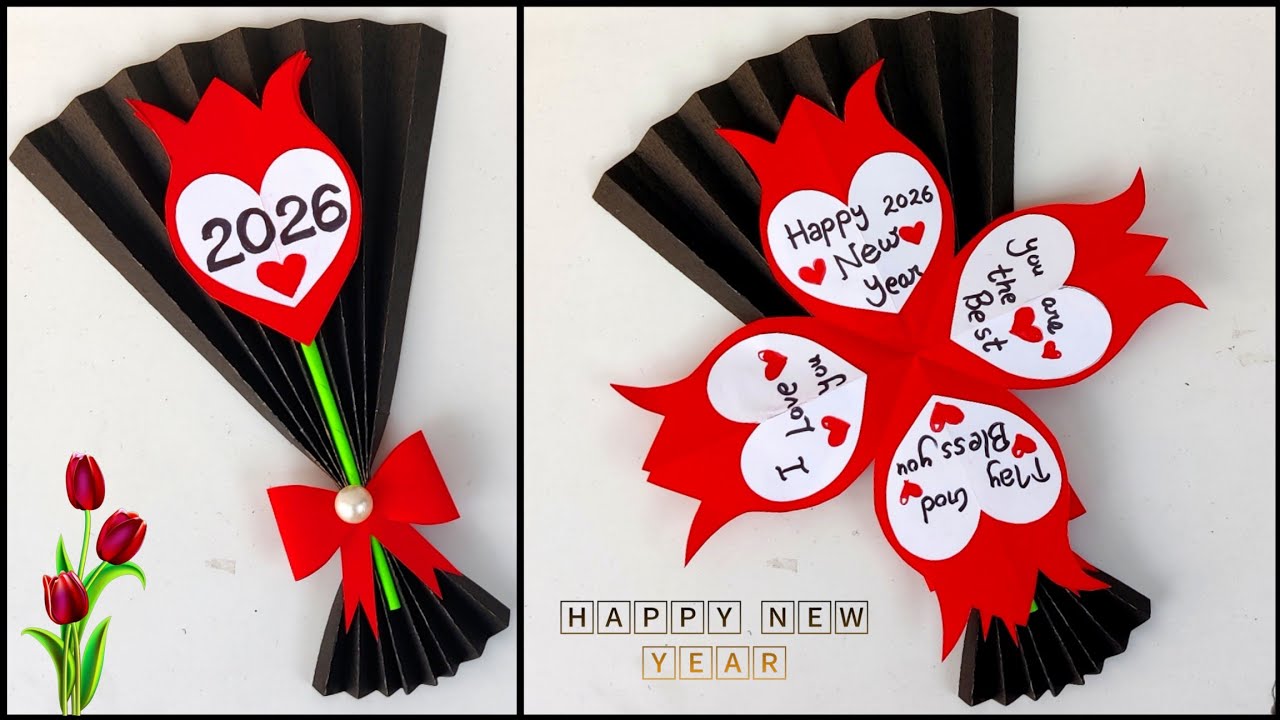 Идеи для изготовления новогодних открыток ручной работы 2026 / Как сделать новогоднюю поздравител...