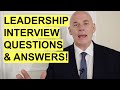 7 LEADERSHIP Interview Questions & Top-Scoring ANSWERS! (PASS a Leadership & Management Interview!)