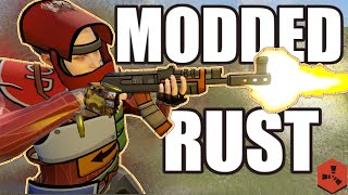 🔴RUST | SOLO RAIDING A TRIO ON INSANITY 5X | MODDED RUST GAMEPLAY