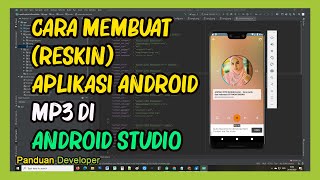 CARA MEMBUAT (RESKIN) APLIKASI ANDROID MP3 DI ANDROID STUDIO screenshot 2