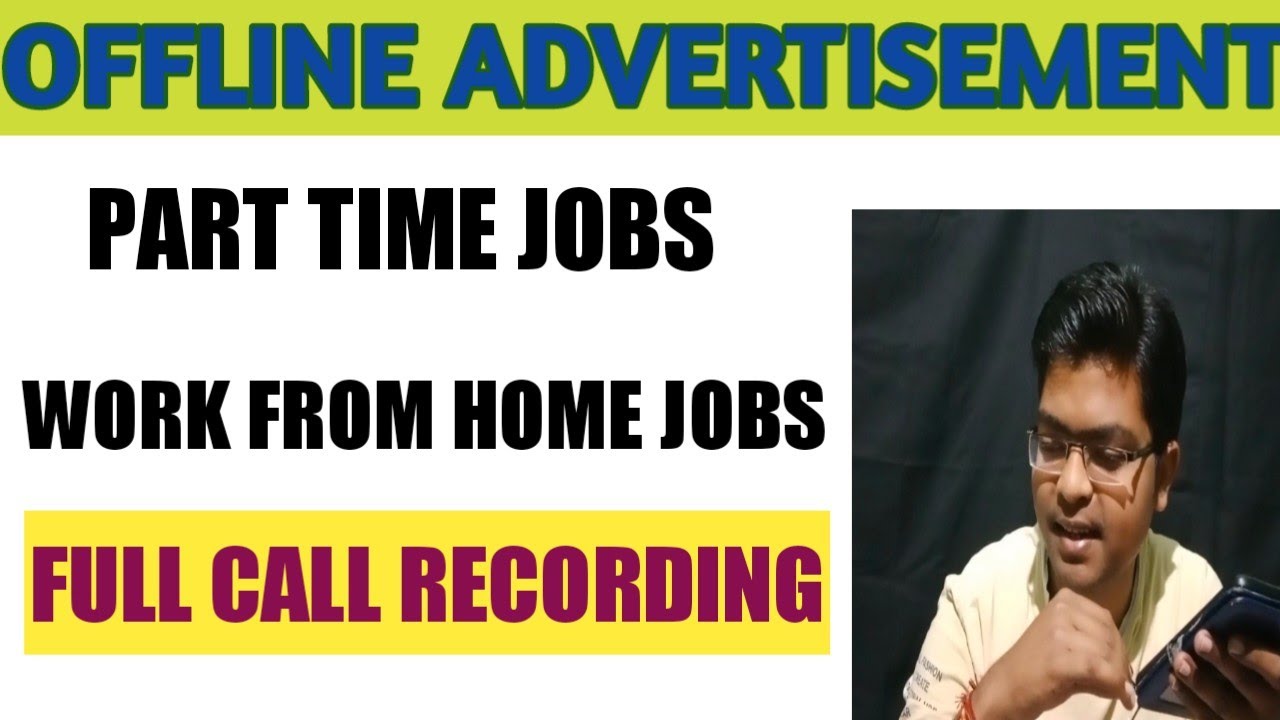 Full call recording online jobs at home part time jobs work from
