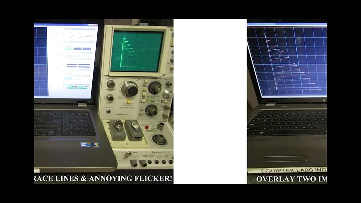 Tektronix 577 Curve tracer with computer interface. New features. Alternative to CRT replacement