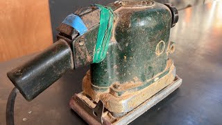 From dusty to brilliant: The inspiring journey of a vibrating sander restoration
