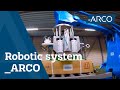 Robotic system for material handling  internal logistics  supply chain machines  arco solutions