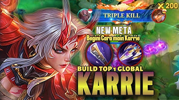 I PLAY KARRIE WITH THE LATEST ITEMS ❗THIS IS THE MOST SICK KARRIE BUILD 2025 MOBILE LEGENDS