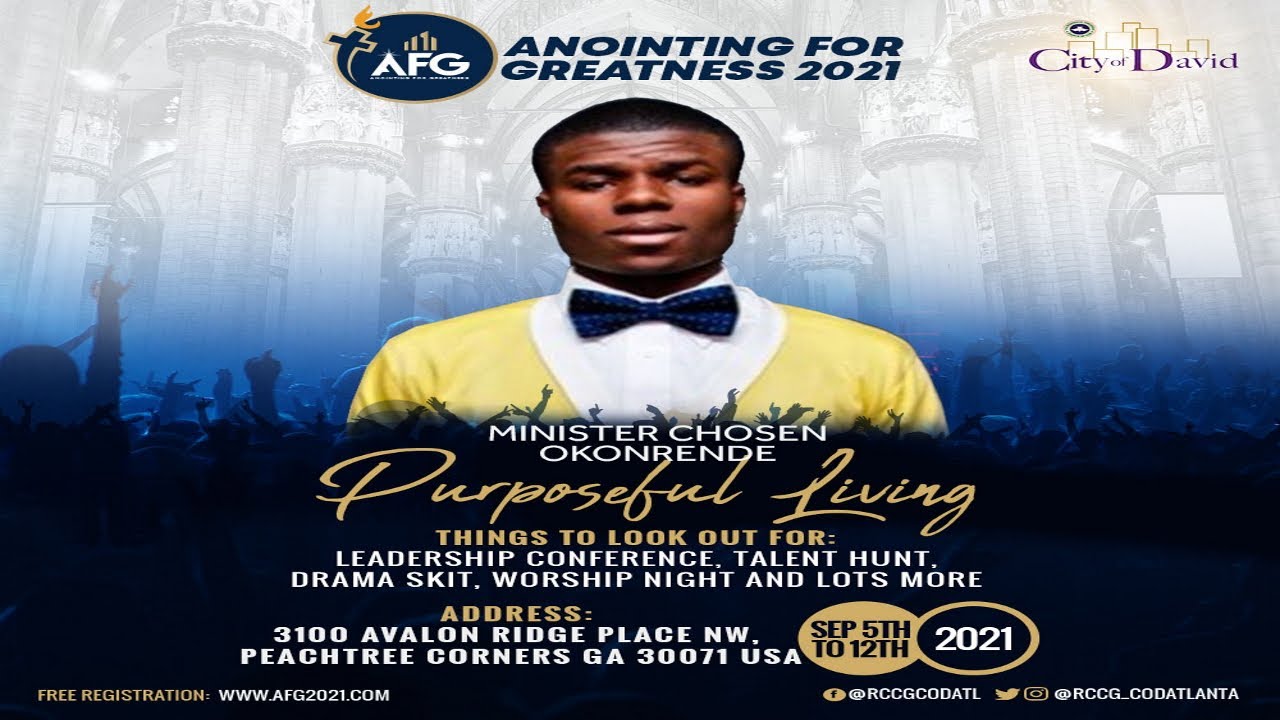 Bro Chosen Okonrende - Pulse Youth Session | AFG2021 | Purposeful living