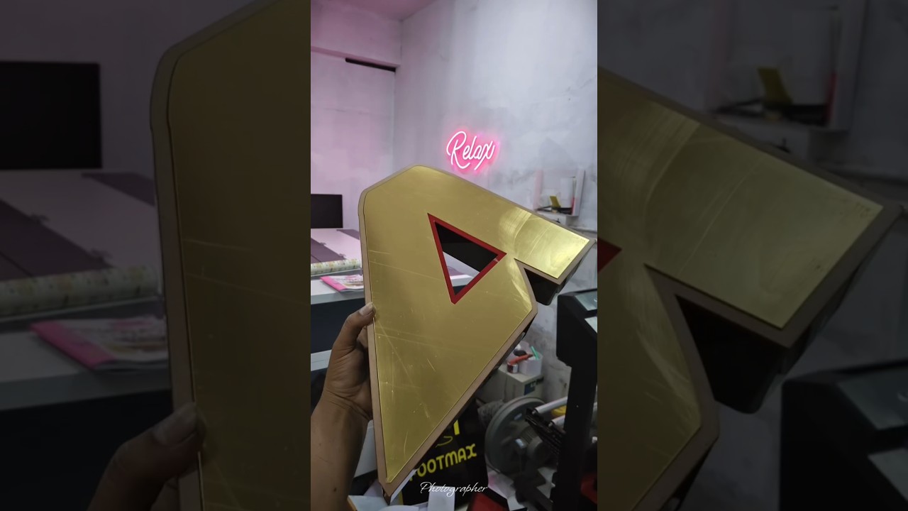 123 sign board solution 😱🤯work acrylic making 3dlatter videos 