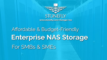 StoneFly VSO™ Affordable NAS Storage appliance with Enterprise Level features