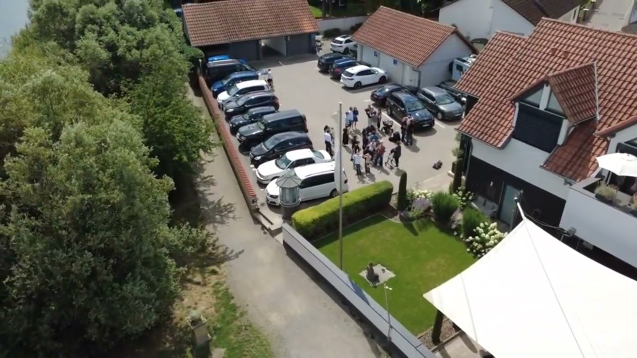 Bobenheim-roxheim germany 2025 drone view from the sky .....🎄🏡