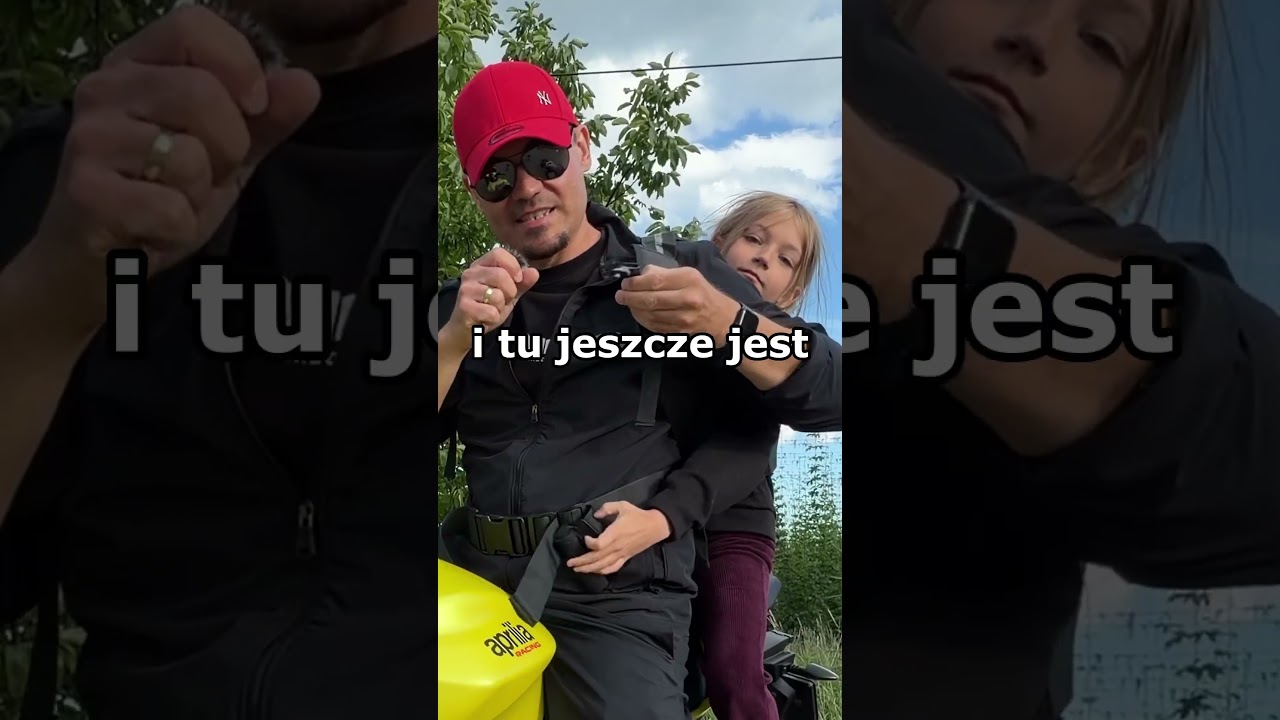 Juniorsky jeździ z Lara na motorze #juniorsky #automobile #polska