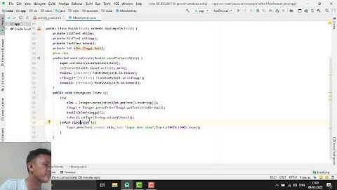 Cara membuat aplikasi sederhana menggunakan android studio (Mencari Luas Segitiga)