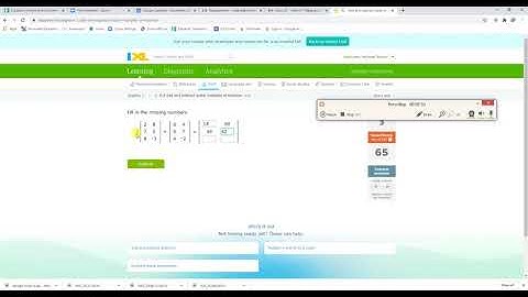 ixl alg1 M.5 Add and subtract scalar multiples of matrices v20 9a