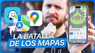 Apple Maps vs Google Maps vs Waze en 2024: ¿CUÁL es la MEJOR app de mapas?