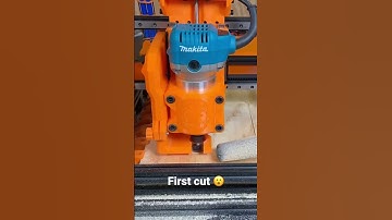 First Cut on The Tiny CNC | #shortsfeed #shortsvideo #shortsyoutube #shorts