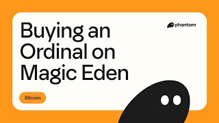 Buying an Ordinal on Magic Eden with Phantom