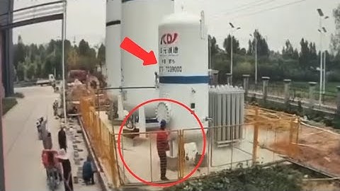 😱PRESSURIZED TANK EXPLODES AND FLIES LIKE A ROCKET | WORKPLACE ACCIDENT