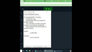 cp Command in Linux Tamil [Part 1] #shorts