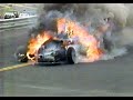 1989 TOP FUEL FUNNY CAR CRASH, FIRE, EXPLOSION! NHRA! DON GAY JR  RESCUE!