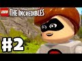 LEGO The Incredibles - Gameplay Walkthrough Part 2 - Hover Train Hijinx!