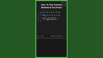 Find Common Elements in Two Arrays – JavaScript in 30 Seconds!
