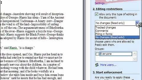 Password protect a Word 2003 document
