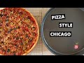 Pizza deep dish style chicago  pan pizza recette la petite bette