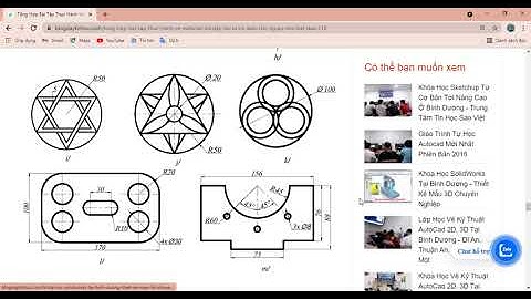 ✅ AUTOCAD CƠ BẢN NÂNG CAO bài thực hành số 5p3