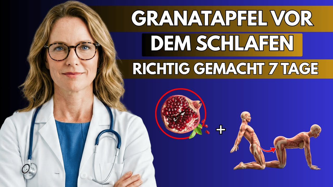 Senioren: Fügen Sie DAS vor dem Schlafengehen Granatapfel hinzu – Testosteron ab 60 steigern
