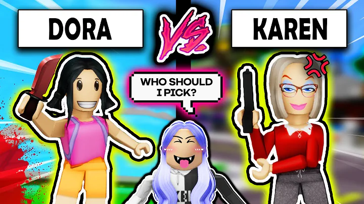 Karen Family Vs Dora the Explorer Family (Roblox B...