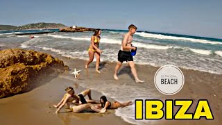 4K-HD BEACH WALK TOUR ES FIGUERAL BEACH IBIZA|TOP TOURIST DESTINATION|LA MEJOR PLAYA DE IBIZA
