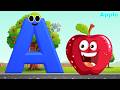 A for Apple 🍎 | A A Apple 🍏 | Alphabet Music Journey | Mini Shark 🦈