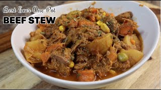 Best Ever One Pot Beef Stew | DUTCH OVEN RECIPES
