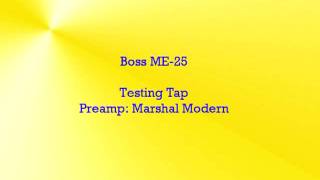 Boss ME-25 (Marshal Modern Tapping Test) Resimi