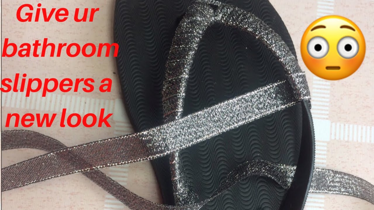 S01 E01. Beading series. DIY How to cover/design a flip flop/slippers.