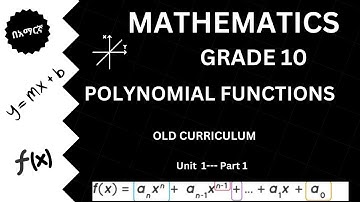 Grade 10 - MATHS - Unit 1 - Polynomial Function #ethiopianeducation #elearnhabesha #maths #unit1
