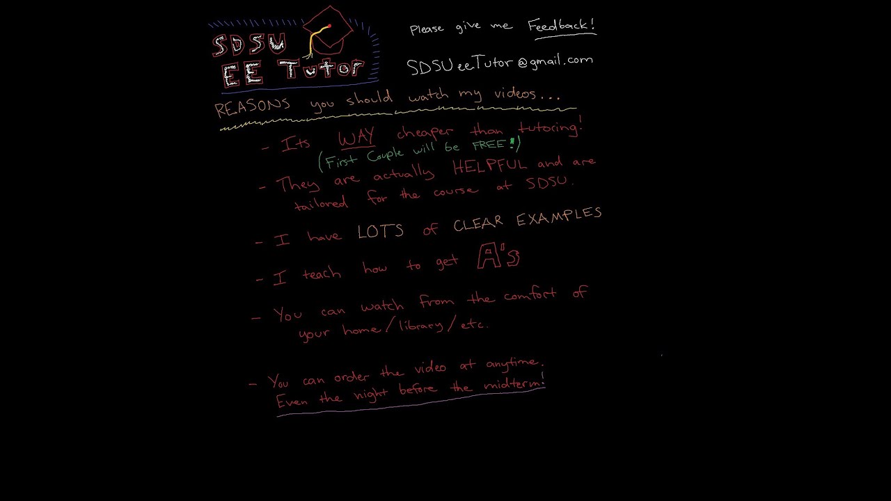 SDSU EE 310 Midterm 2 Sample Problem - YouTube