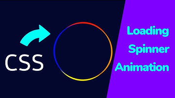CSS Loading Spinner || CSS Animation