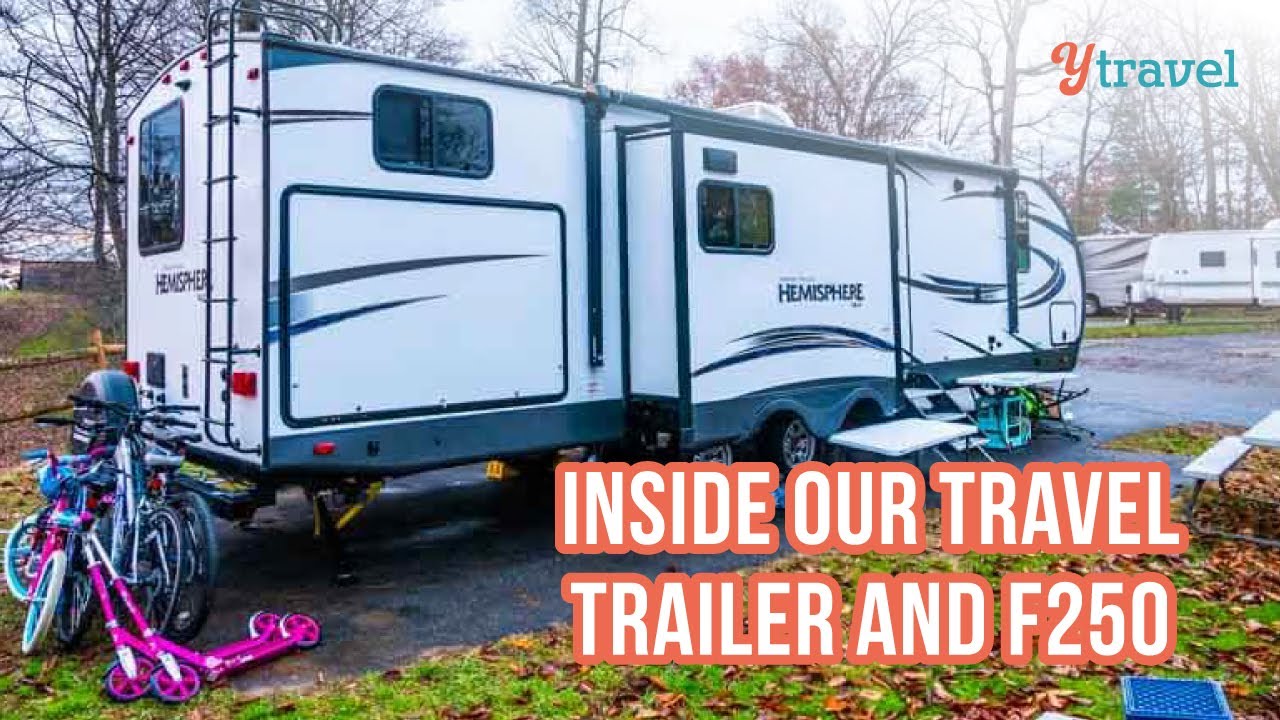 Look inside our Travel Trailer & F250: Full time USA RV Road Trip ...