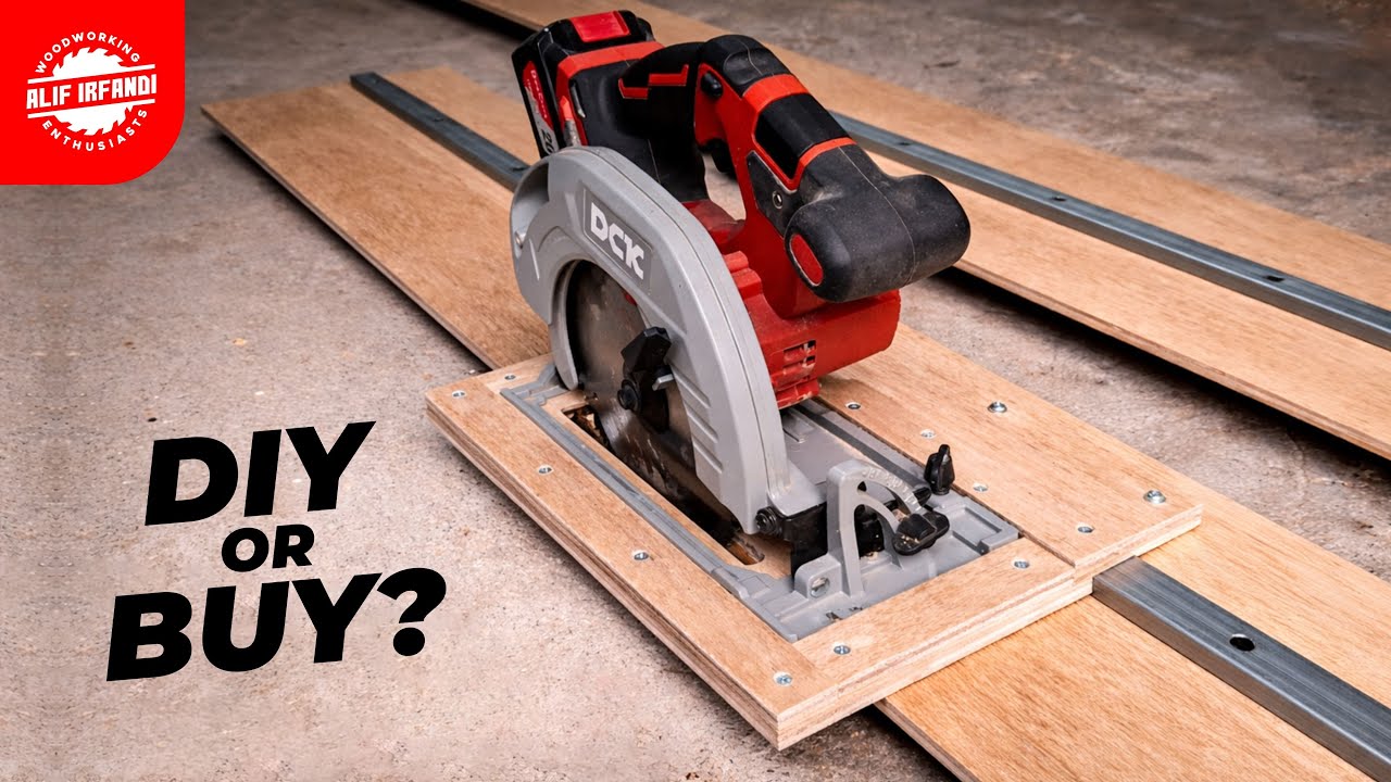 Build Your Own Track Saw Guide – Turn a Circular Saw into a Precision Tool!